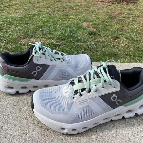 On Running Other - On Running Athletic Shoes - Gray and White-Cloudrunner 2